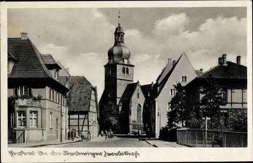 Ak Herford in Nordrhein Westfalen, Blick auf die Radewiger Jakobikirche