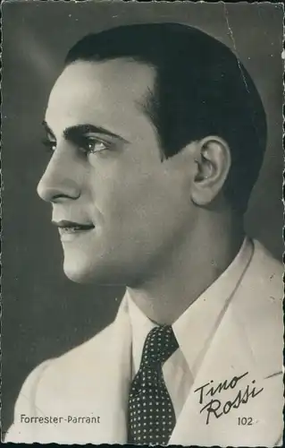 Ak Schauspieler Tino Rossi, Portrait