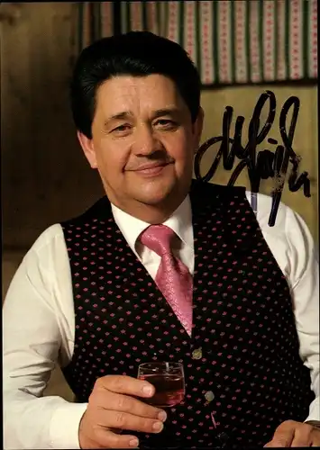 Ak Schauspieler Max Grießer, Portrait, Autogramm