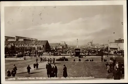 Ak Leipzig, Technische Messe, Straße des 18. Oktober, Ausstellungsgelände
