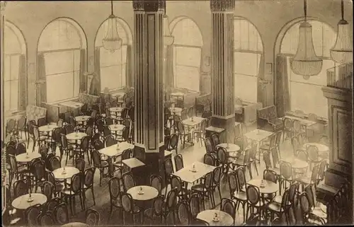 Ak München, Café Rathaus, Parterre