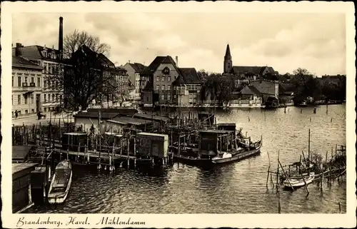 Ak Brandenburg an der Havel, Mühlendamm