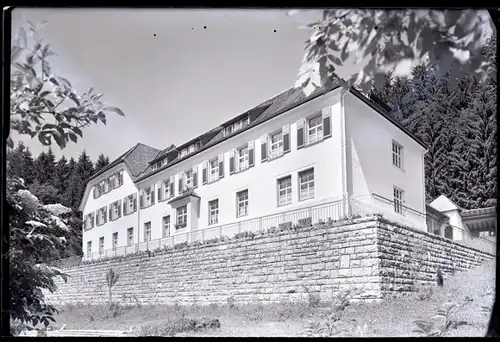 4 Glas Negative Isny im Allgäu, Sanatorium Überruh, Außenansicht