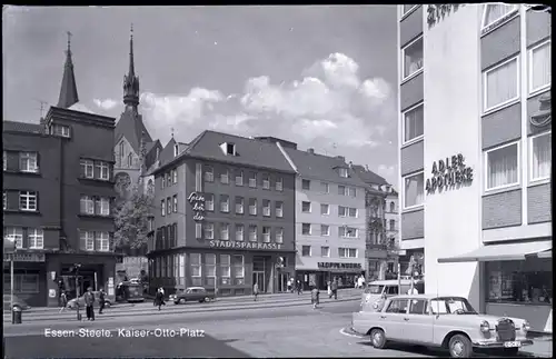 7 Glas Negative Steele Essen im Ruhrgebiet, See, Gesamtansicht, diverse Ansichten