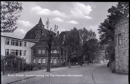 5 Glas Negative Steele Essen im Ruhrgebiet, Torbogen, Brunnen, Kirche