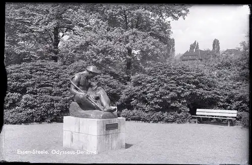 6 Glas Negative Steele Essen im Ruhrgebiet, Denkmal, Kirche, diverse Ansichten