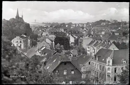 6 Glas Negative Steele Essen im Ruhrgebiet, Ruhrbrücke, Gesamtansicht, diverse Ansichten