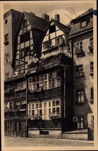 Ak Wrocław Breslau in Schlesien, Weißgerberrohle