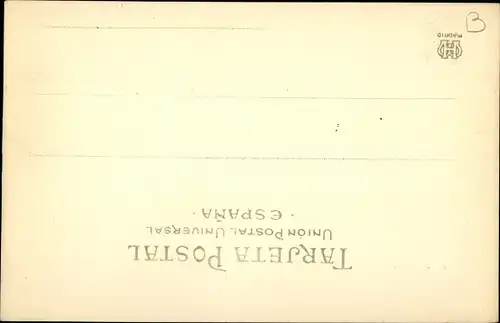 Passepartout Ak Barcelona Katalonien, Plaza Real, palmas, gente