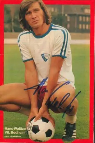 Ak Fußballer Hans Walitza, VfL Bochum, Portrait, Autogramm