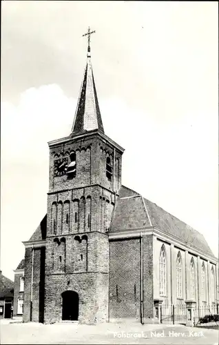 Ak Polsbroek Utrecht Niederlande, Kirche