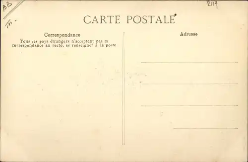 Ak Französisches Kriegsschiff Vergniaud, Französische Marine