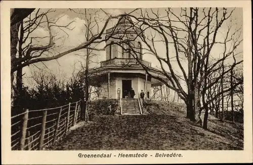 Ak Heemstede Nordholland, Groenendaal, Belvedere