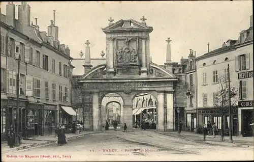 Ak Nancy Meurthe et Moselle, Porte St-Nicolas