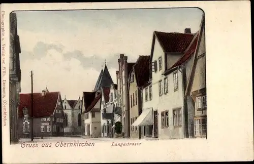 Ak Obernkirchen in Schaumburg, Langestraße