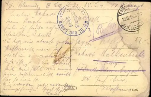 Ak Baranawitschy Baranowitschi Weißrussland, Poststraße, Wohnhäuser