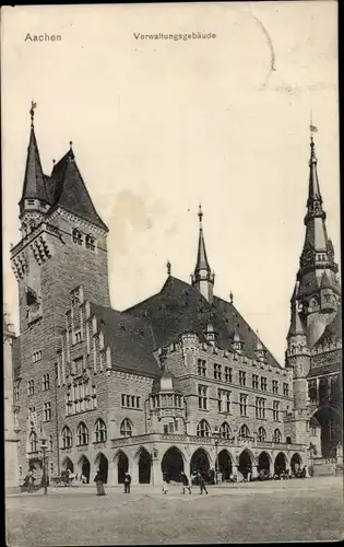 Ak Aachen, Verwaltungsgebäude