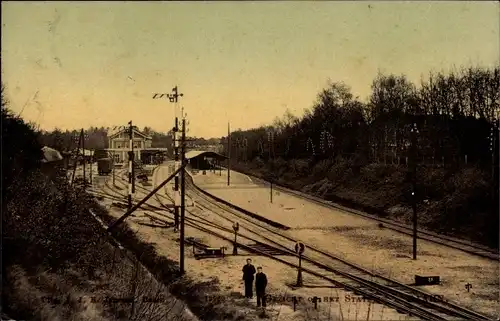 Ak Baarn Utrecht Niederlande, Station