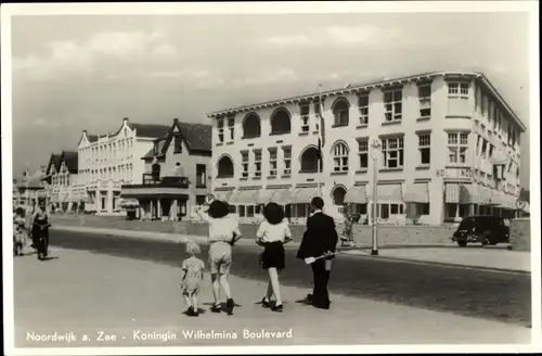 Ak Noordwijk aan Zee Südholland, Koningin-Wilhelmina-Boulevard