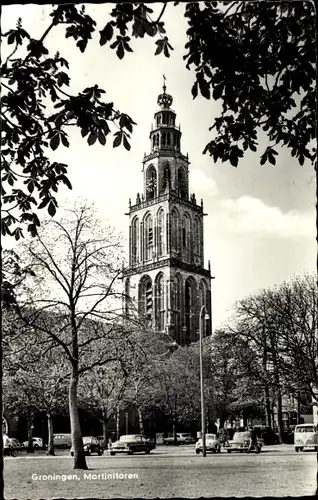 Ak Groningen Niederlande, Mortini-Turm