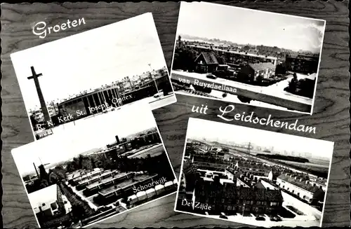 Ak Leidschendam Südholland, Schoorwijk, van Ruysdaellaan, R. K. Kerk St. Joseph, Zijde