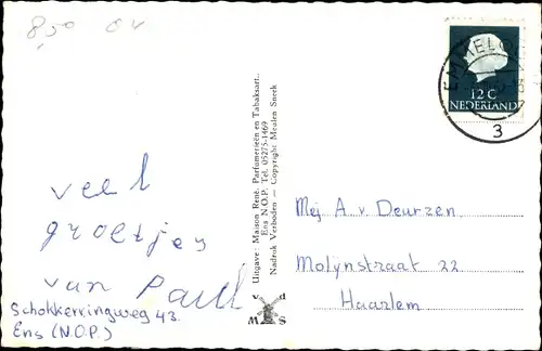 Ak Ens Noordoostpolder Flevoland, Kirche