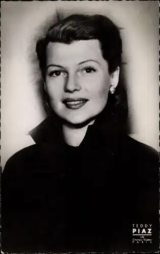 Ak Schauspielerin Rita Hayworth, Portrait