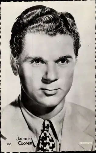 Ak Schauspieler Jackie Cooper, Portrait