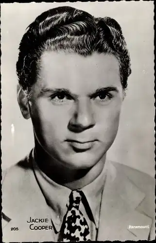 Ak Schauspieler Jackie Cooper, Portrait