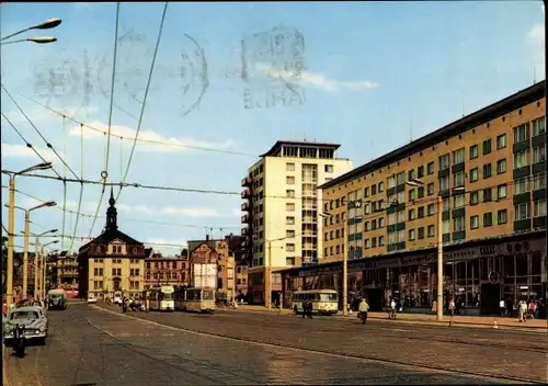 Ak Gera in Thüringen, Straße der Republik