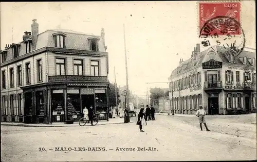 Ak Malo les Bains Nord, Avenue Bel-Air