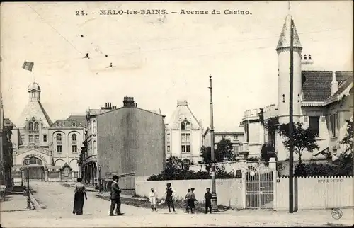 Ak Malo les Bains Nord, Avenue du Casino