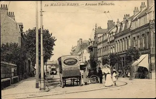 Ak Malo les Bains Nord, Avenue Faidherbe