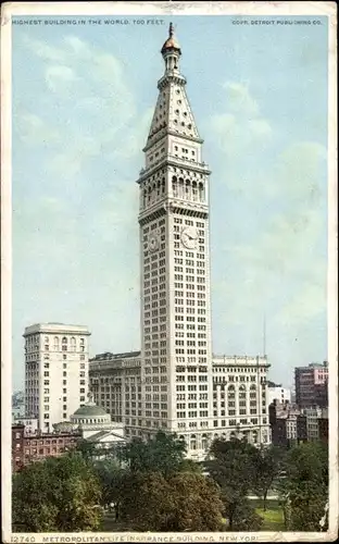 Ak New York City USA, Metropolitan Life Insurance Building