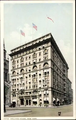 Ak New York City USA, Holland House