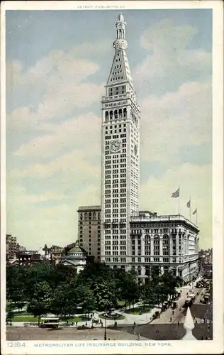 Ak New York City USA, Metropolitan Life Insurance Building