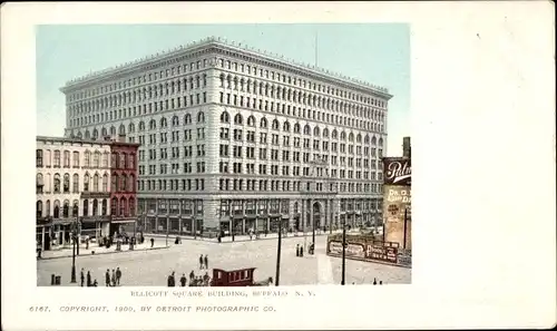 Ak Buffalo New York USA, Ellicott Square Building