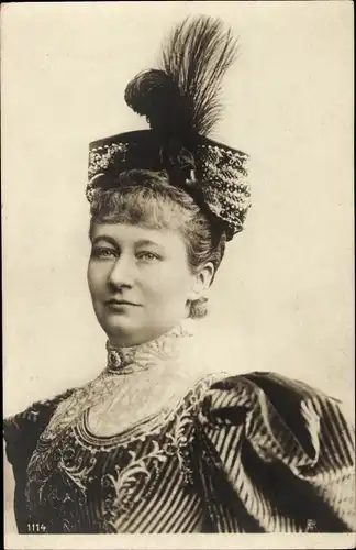Ak Kaiserin Auguste Viktoria, Portrait