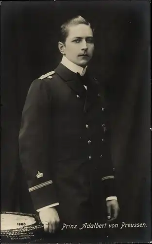 Ak Prinz Adalbert von Preußen in Uniform, Portrait in Uniform