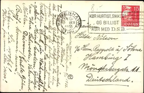 Ak København Kopenhagen Dänemark, Frederiksbergalle