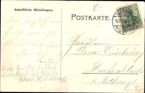 Ak Nienburg an der Weser, Langestraße