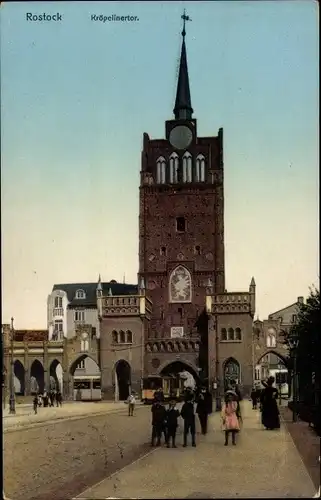 Ak Hansestadt Rostock, Kröpeliner Tor
