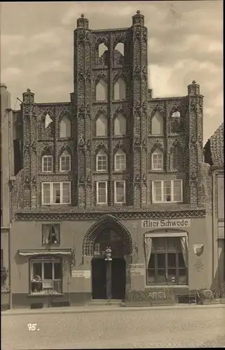 Foto Ak Hansestadt Wismar, Alter Schwede