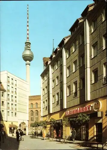 Ak Berlin Mitte, Nikolaiviertel, Kleinmarkt