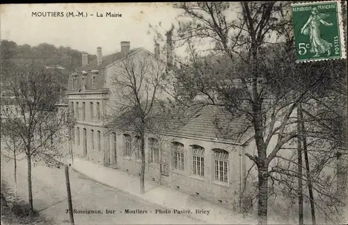 Ak Moutiers Meurthe et Moselle, Rathaus