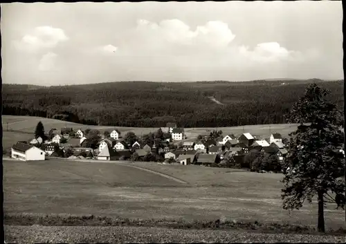 Ak Buchbach Steinbach am Wald Oberfranken, Blick zum Ort