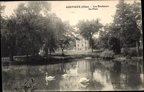 Ak Gouvieux-Oise, Les Bouleaux, Le Parc