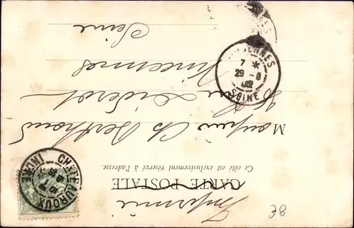 Ak Clermont Oise, Rathaus