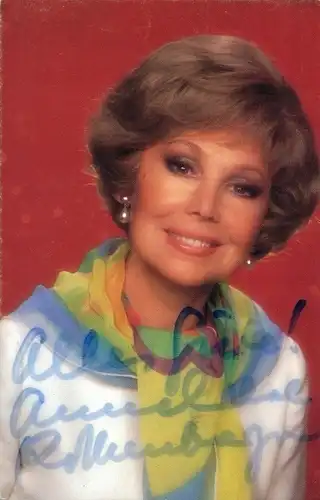 Ak Opernsängerin Anneliese Rothenberger, Portrait, Autogramm