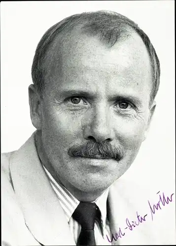 Ak Journalist Karl-Dieter Möller, Portrait, Autogramm